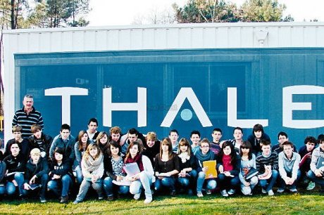 La visite de l'entreprise Thales au Haillan s'est déroulée alors que les élèves songent à l'orientation après la 3e