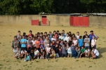 Les collégiens à la Ganaderia de Buros - sept 2013