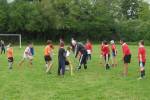 Les jeunes de la Section Sportive Rugby assistent à un entraînement de Patrice Lagisquet