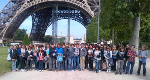 Première journée à Paris pour nos élèves 