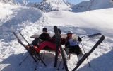 Les collégiens font une sortie ski à Gourette