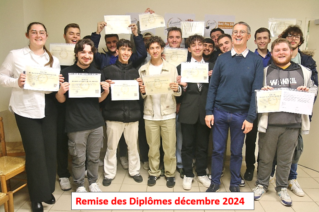 Remise des Diplômes décembre 2024