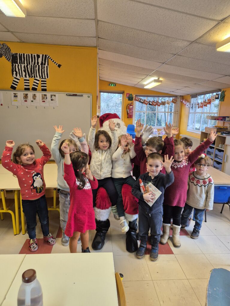 Le Père Noël à l’école