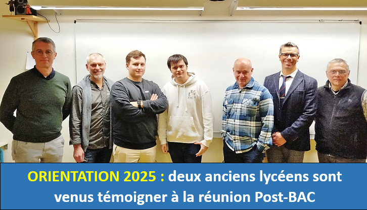 Orientation 2025 : deux anciens lycéens sont venus témoigner à la Réunion Post-Bac