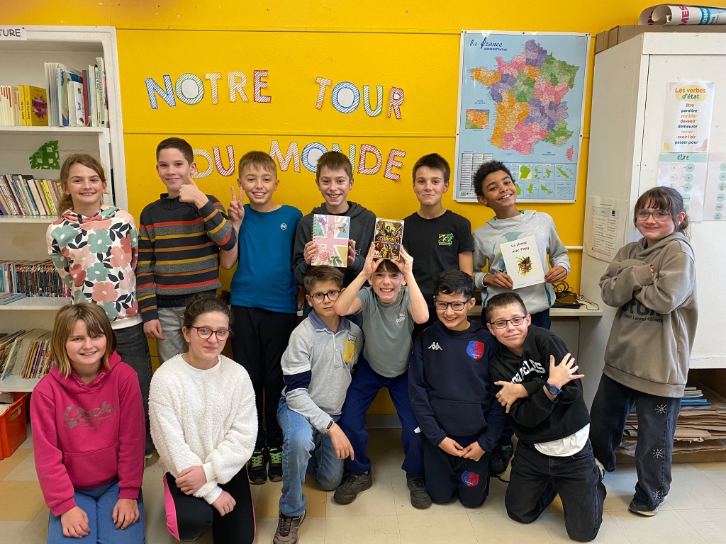 Nos élèves de CM2 remportent le premier prix du concours du salon Lire et Écrire en Gascogne !